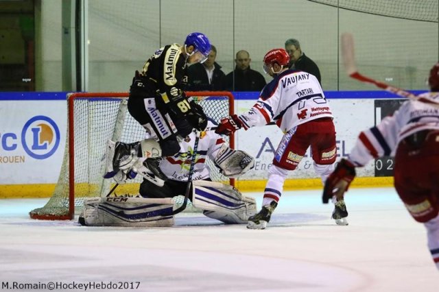 Photo hockey match Rouen - Grenoble  le 18/03/2017