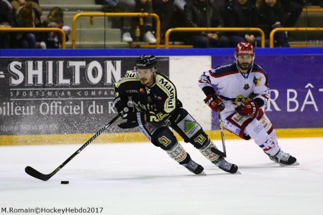 Photo hockey match Rouen - Grenoble  le 18/03/2017