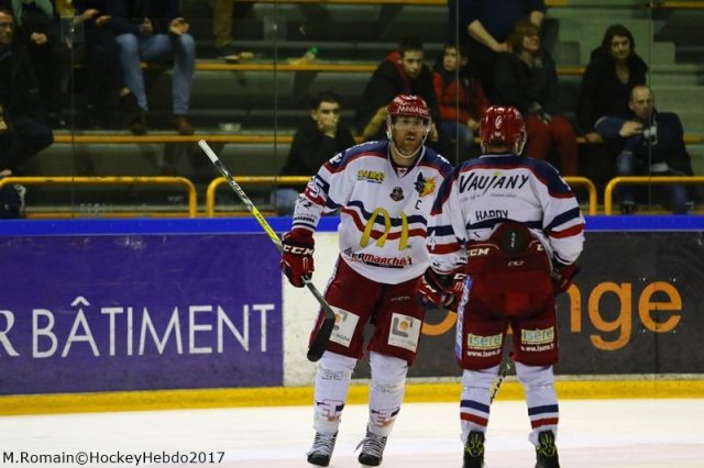 Photo hockey match Rouen - Grenoble  le 18/03/2017