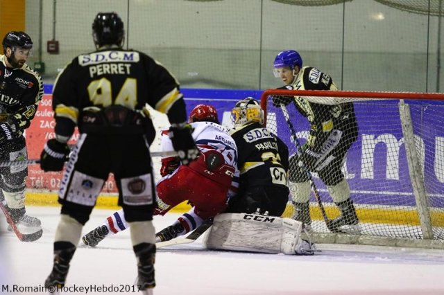 Photo hockey match Rouen - Grenoble  le 18/03/2017