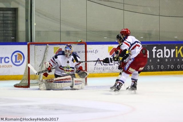 Photo hockey match Rouen - Grenoble  le 19/03/2017