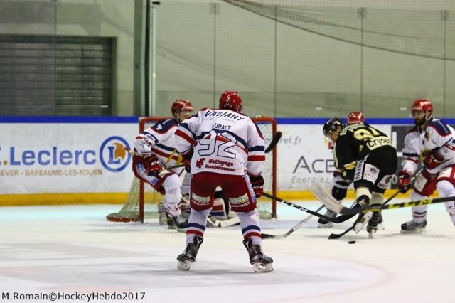 Photo hockey match Rouen - Grenoble  le 19/03/2017