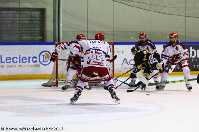 Photo hockey match Rouen - Grenoble  le 19/03/2017