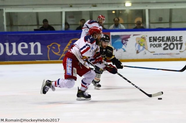 Photo hockey match Rouen - Grenoble  le 19/03/2017