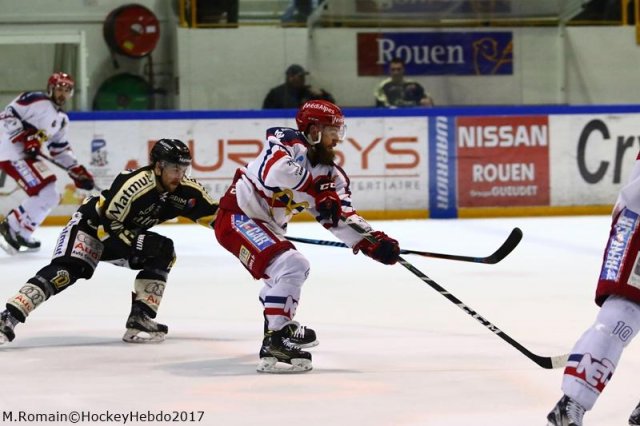 Photo hockey match Rouen - Grenoble  le 19/03/2017