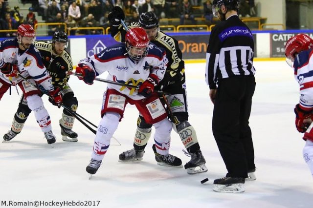 Photo hockey match Rouen - Grenoble  le 19/03/2017