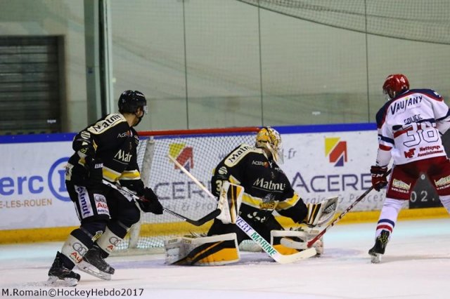 Photo hockey match Rouen - Grenoble  le 19/03/2017