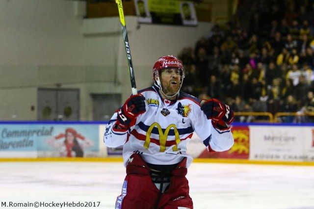 Photo hockey match Rouen - Grenoble  le 19/03/2017