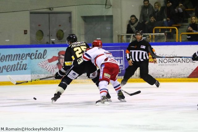 Photo hockey match Rouen - Grenoble  le 19/03/2017