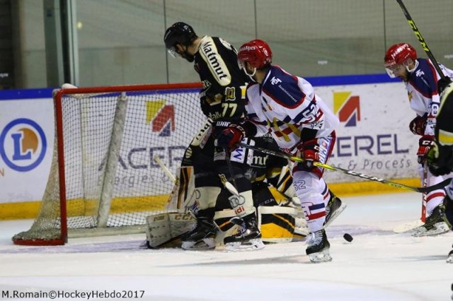 Photo hockey match Rouen - Grenoble  le 19/03/2017