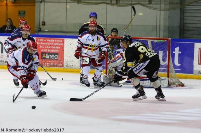 Photo hockey match Rouen - Grenoble  le 19/03/2017