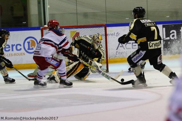 Photo hockey match Rouen - Grenoble  le 19/03/2017