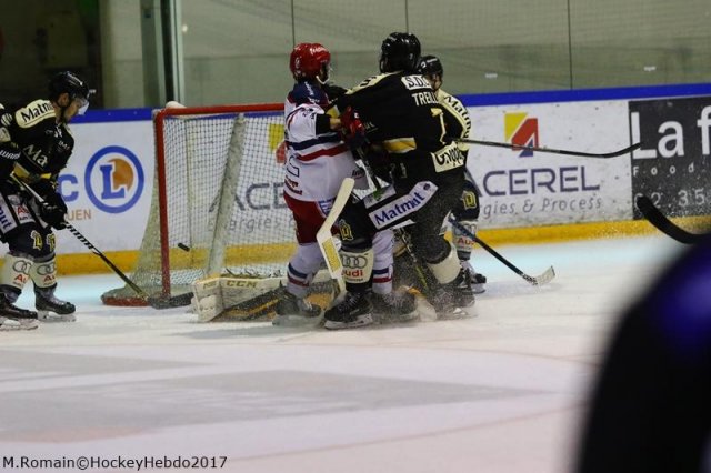 Photo hockey match Rouen - Grenoble  le 19/03/2017