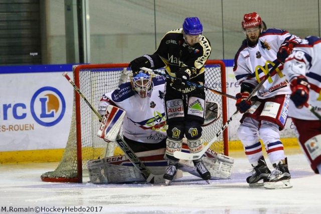 Photo hockey match Rouen - Grenoble  le 19/03/2017