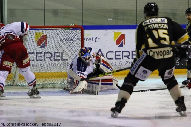 Photo hockey match Rouen - Grenoble  le 19/03/2017