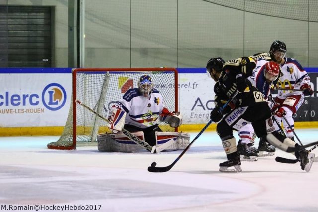 Photo hockey match Rouen - Grenoble  le 19/03/2017