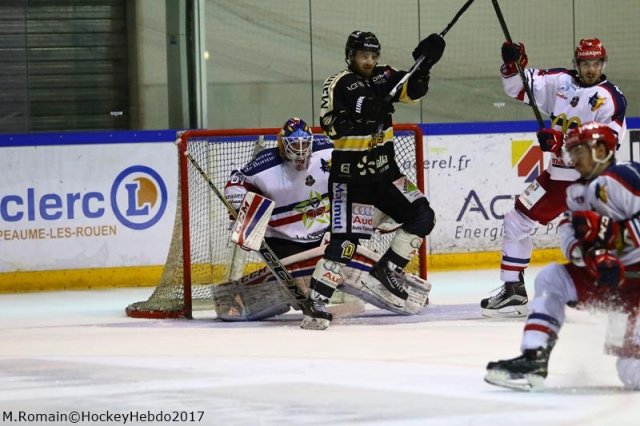 Photo hockey match Rouen - Grenoble  le 19/03/2017