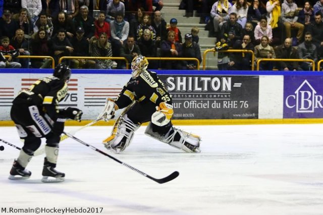 Photo hockey match Rouen - Grenoble  le 19/03/2017