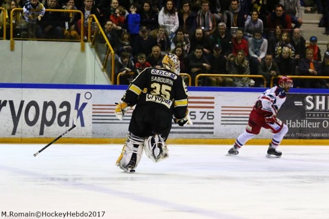 Photo hockey match Rouen - Grenoble  le 19/03/2017