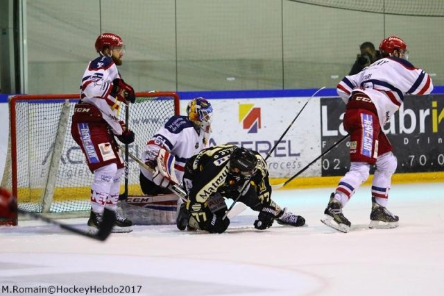 Photo hockey match Rouen - Grenoble  le 19/03/2017