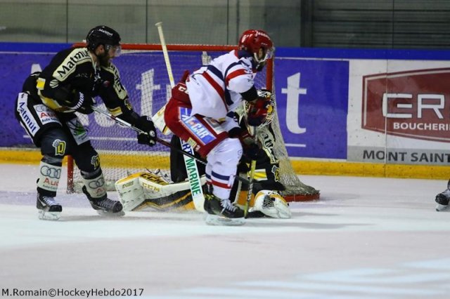 Photo hockey match Rouen - Grenoble  le 19/03/2017