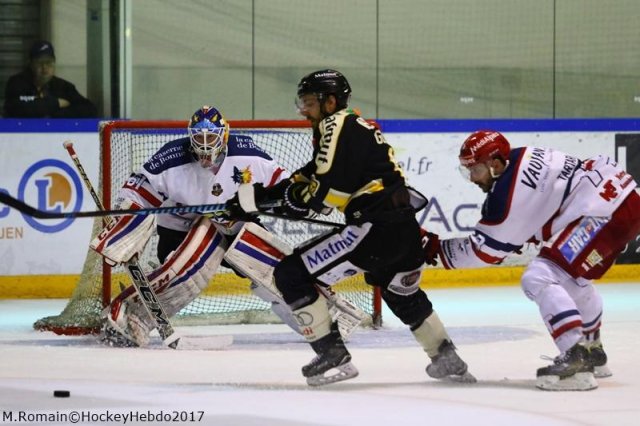 Photo hockey match Rouen - Grenoble  le 19/03/2017