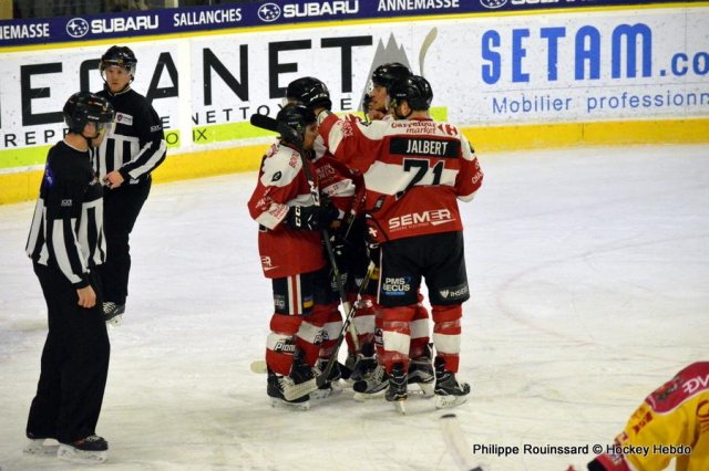 Photo hockey match Chamonix / Morzine - Dijon  le 21/03/2017