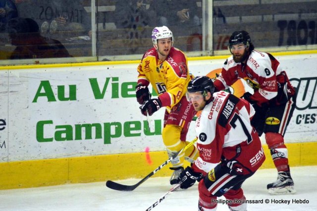 Photo hockey match Chamonix / Morzine - Dijon  le 21/03/2017