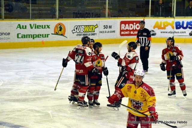 Photo hockey match Chamonix / Morzine - Dijon  le 21/03/2017