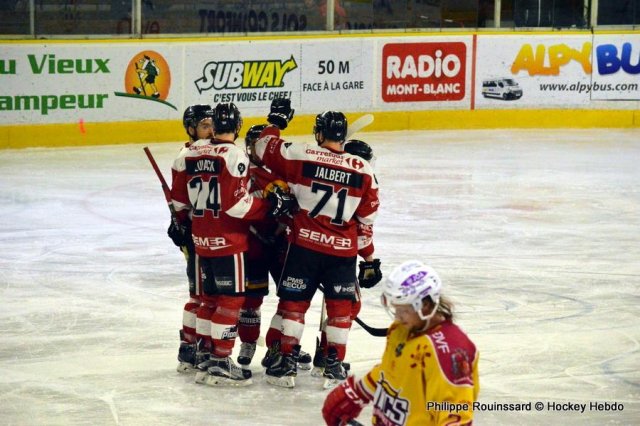 Photo hockey match Chamonix / Morzine - Dijon  le 21/03/2017