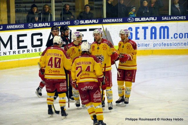 Photo hockey match Chamonix / Morzine - Dijon  le 21/03/2017