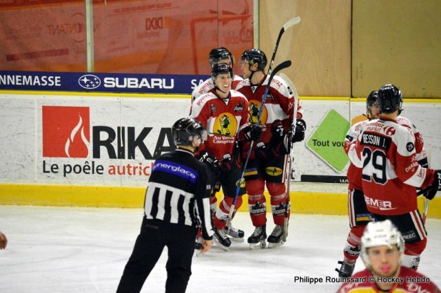 Photo hockey match Chamonix / Morzine - Dijon  le 21/03/2017