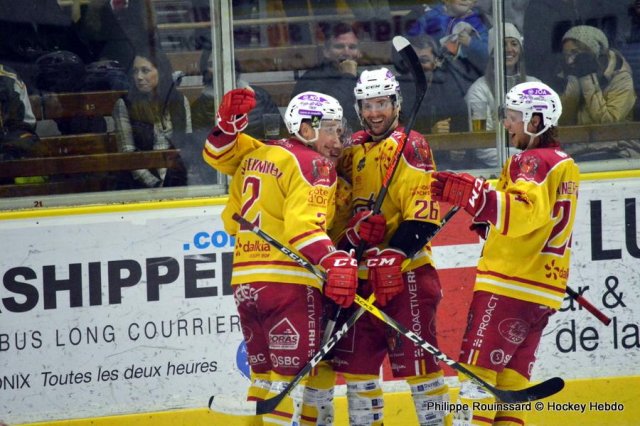 Photo hockey match Chamonix / Morzine - Dijon  le 21/03/2017