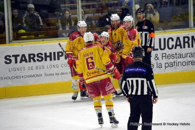 Photo hockey match Chamonix / Morzine - Dijon  le 21/03/2017