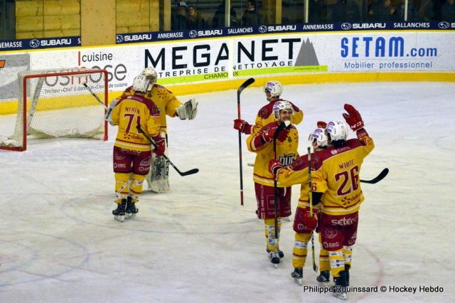Photo hockey match Chamonix / Morzine - Dijon  le 21/03/2017
