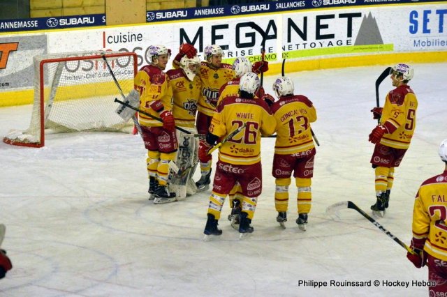 Photo hockey match Chamonix / Morzine - Dijon  le 21/03/2017