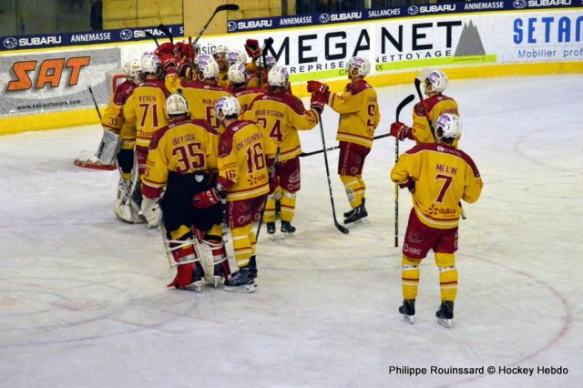Photo hockey match Chamonix / Morzine - Dijon  le 21/03/2017