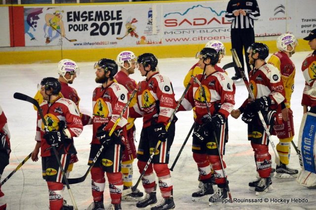 Photo hockey match Chamonix / Morzine - Dijon  le 21/03/2017