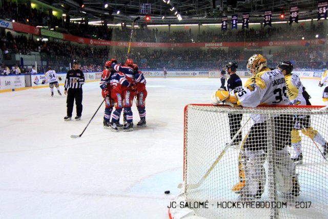 Photo hockey match Grenoble  - Rouen le 22/03/2017