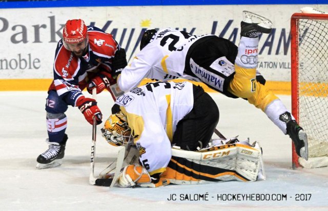 Photo hockey match Grenoble  - Rouen le 22/03/2017