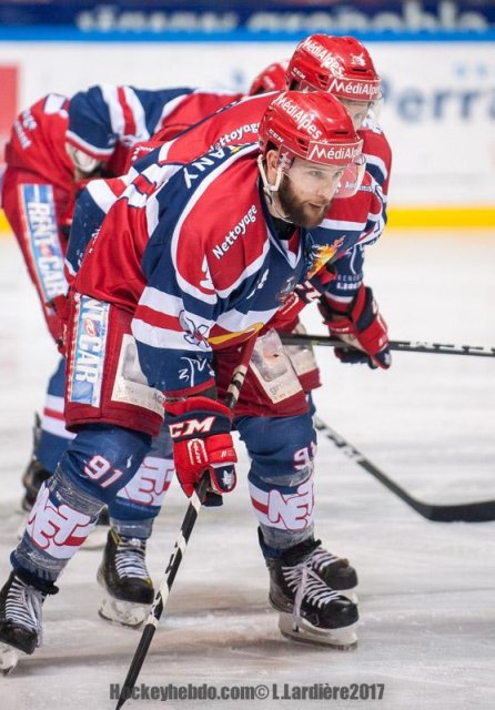 Photo hockey match Grenoble  - Rouen le 22/03/2017