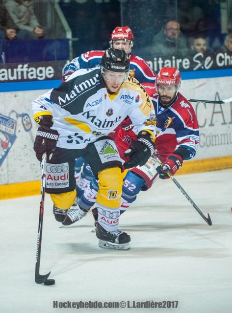Photo hockey match Grenoble  - Rouen le 22/03/2017