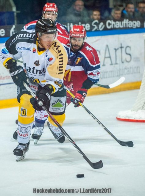 Photo hockey match Grenoble  - Rouen le 22/03/2017