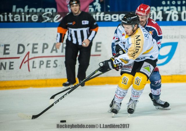 Photo hockey match Grenoble  - Rouen le 22/03/2017