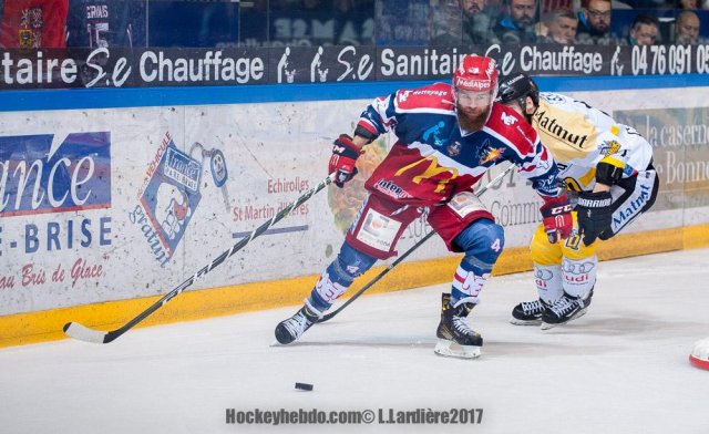Photo hockey match Grenoble  - Rouen le 22/03/2017