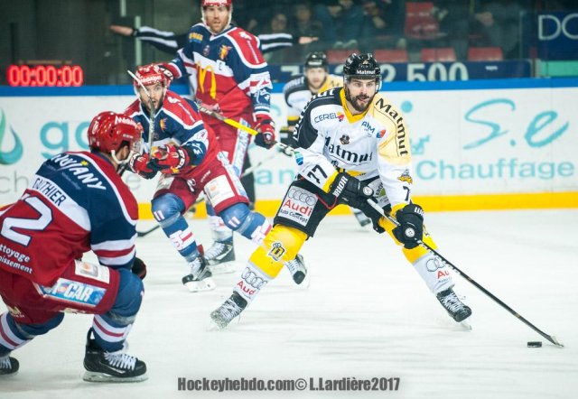 Photo hockey match Grenoble  - Rouen le 22/03/2017