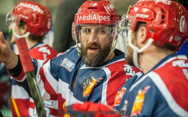 Photo hockey match Grenoble  - Rouen le 22/03/2017