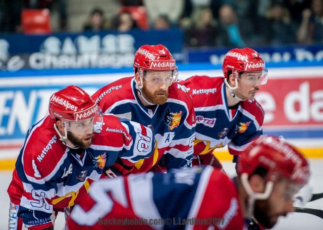 Photo hockey match Grenoble  - Rouen le 22/03/2017