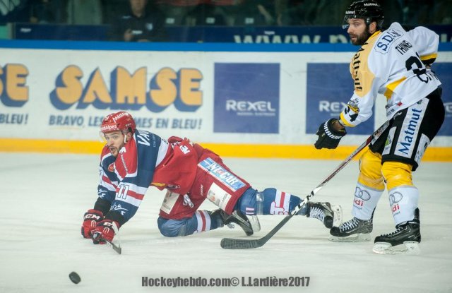 Photo hockey match Grenoble  - Rouen le 26/03/2017