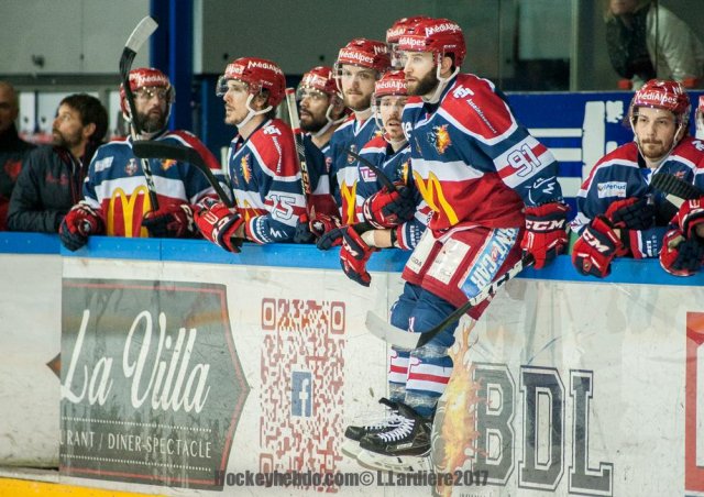Photo hockey match Grenoble  - Rouen le 26/03/2017